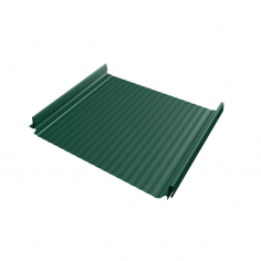 Кликфальц Pro Gofr Grand Line 0,45 Drap с пленкой на замках RAL 6005 зеленый мох