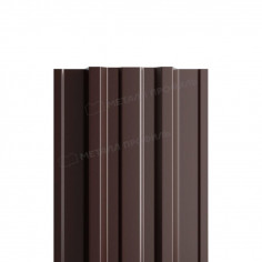 Штакетник металлический МП TRAPEZE-T 16,5х118 NormanMP (ПЭ-01-RR32-0.5)
