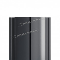 Штакетник металлический МП ELLIPSE-T 19х126 NormanMP (ПЭ-01-7024-0.5)