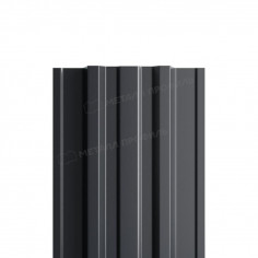Штакетник металлический МП TRAPEZE-T 16,5х118 (ПЭ-01-7024-0.45)