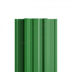 Штакетник металлический МП TRAPEZE-T 16,5х118 (ПЭ-01-6002-0.45)