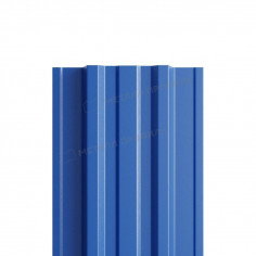Штакетник металлический МП TRAPEZE-T 16,5х118 (PURMAN-20-5005-0.5)