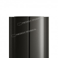 Штакетник металлический МП ELLIPSE-T 19х126 (PURMAN-20-9005-0.5)
