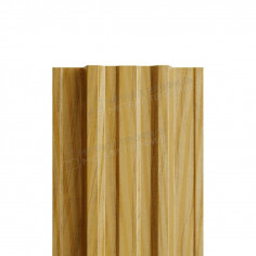 Штакетник металлический МП TRAPEZE-T 16,5х118 (ECOSTEEL_T-01-Персик. Дерево-0.5)