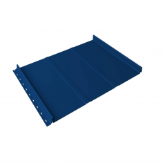 Кликфальц Line Grand Line 0,5 Satin с пленкой на замках RAL 5005 сигнальный синий