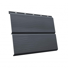 ЭкоБрус 3D 0,345 Grand Line 0,45 Drap TwinColor с пленкой RAL 7024 мокрый асфальт