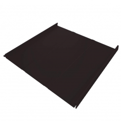 Фальц двойной стоячий Line Grand Line 0,5 Satin Matt TX с пленкой на замках RAL 9005 черный