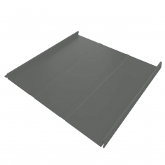 Фальц двойной стоячий Line Grand Line 0,45 PE с пленкой на замках RAL 7005 мышино-серый
