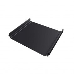 Кликфальц Pro Grand Line 0,45 Drap с пленкой на замках RAL 9005 черный темный
