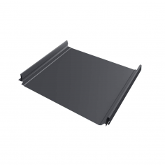 Кликфальц Pro Grand Line 0,45 Drap с пленкой на замках RAL 7024 мокрый асфальт